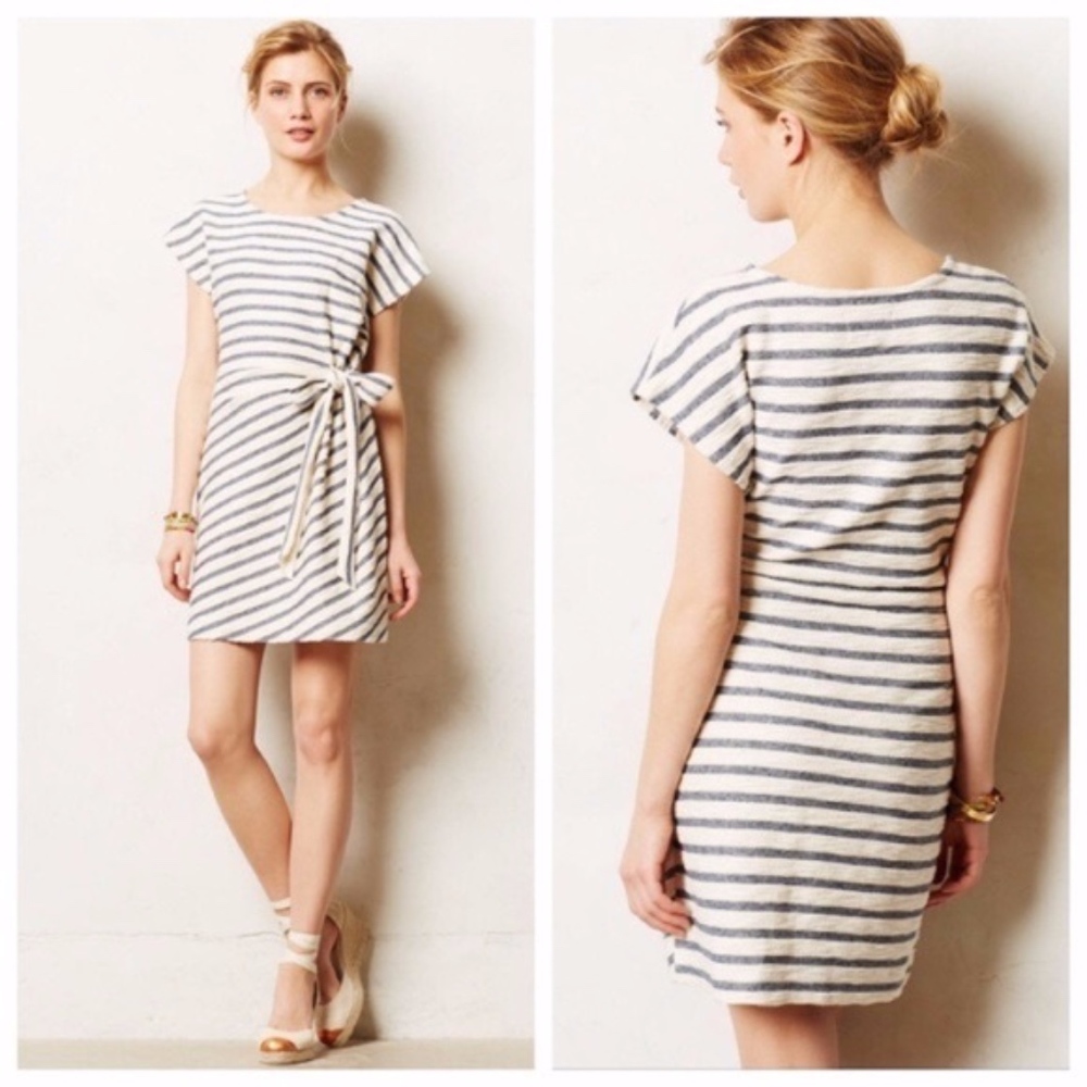 Anthro Saturday Sunday Isabel striped dress, small